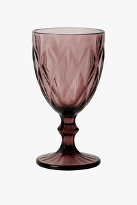 Verres vin cristal sculpté style élégant bar maison