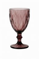 Verres vin cristal sculpté style élégant bar maison