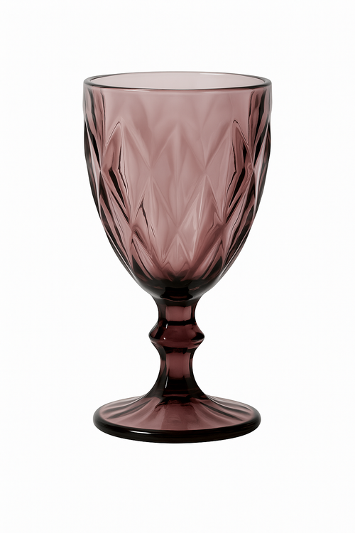 Verres vin cristal sculpté style élégant bar maison