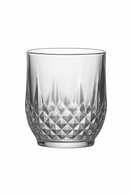 Verres vin motif diamant verrerie elegante cafe the