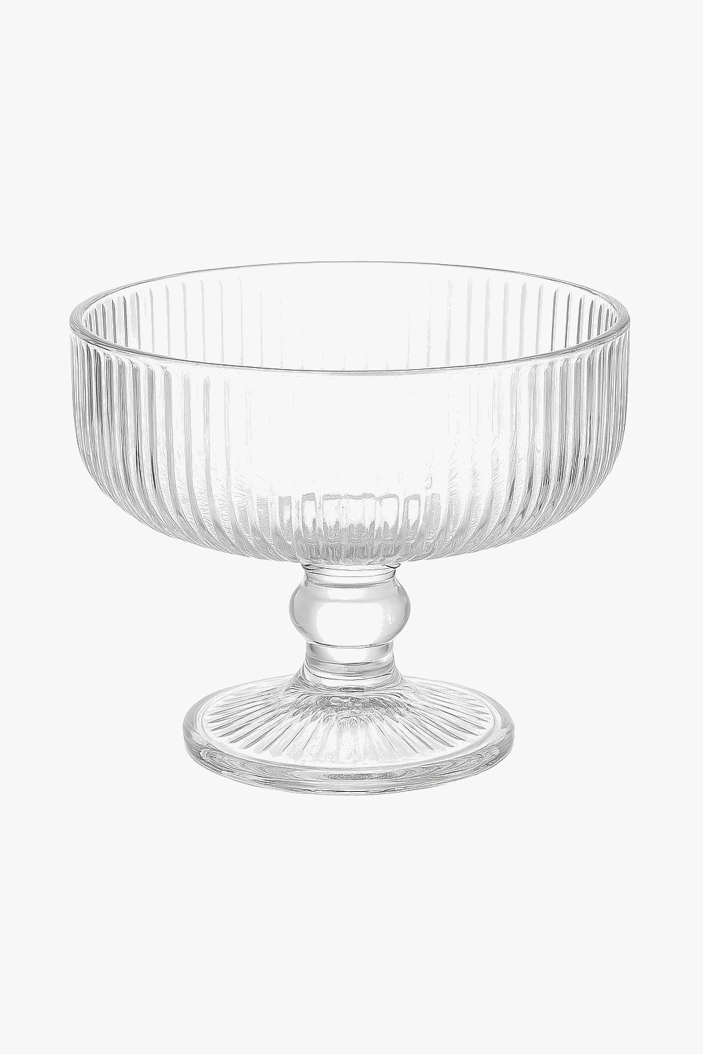 Verres à vin rayés tige courte large ouverture