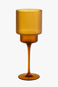Verres à vin rayures style nordique 350 ml