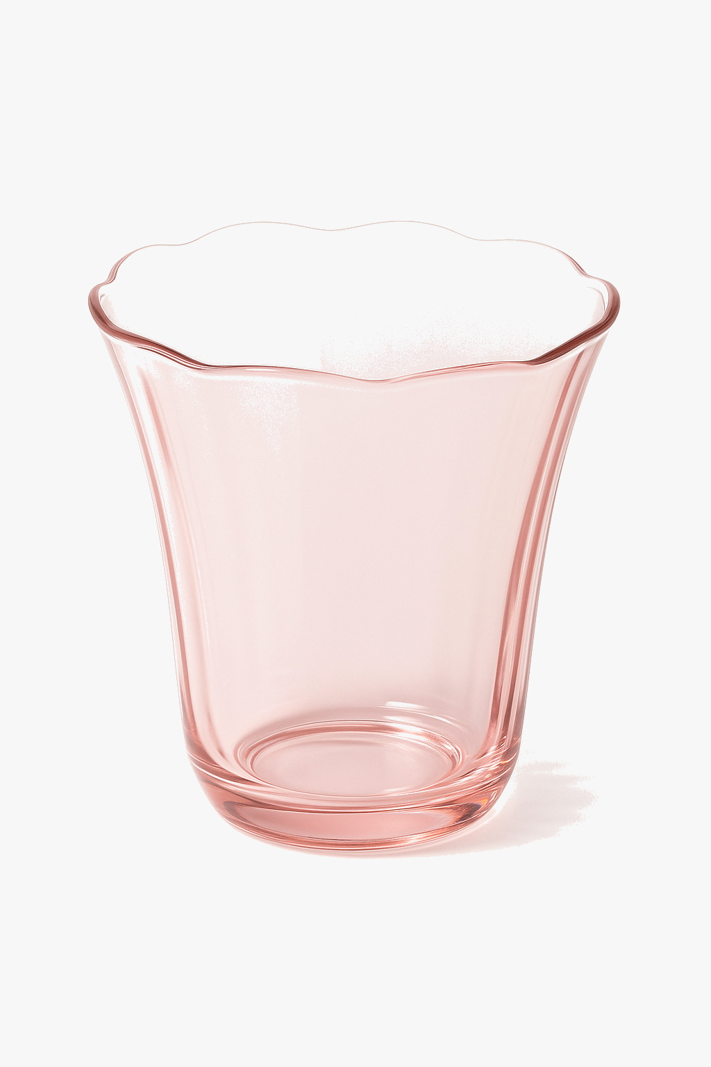 Verres à vin vintage motif floral en cristal