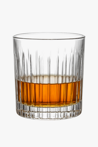 Verres à whisky old fashioned gravure style classique