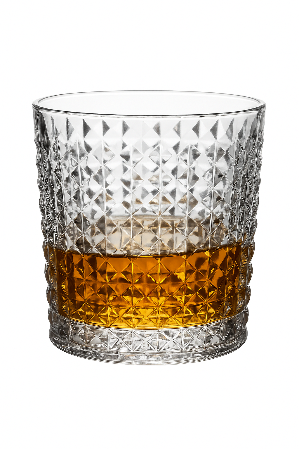 Verres whisky old fashioned motif relief élégant cadeau - vue 2 sur 2