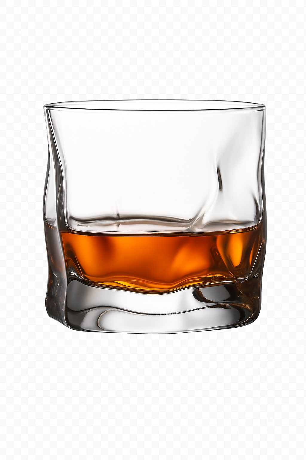Verres whisky old fashioned motif relief élégants - vue 2 sur 2
