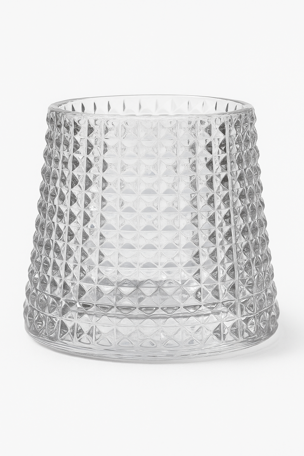 Verres whisky old fashioned relief facette pour cocktails