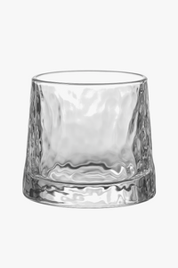 Verres whisky old fashioned relief style cristal élégant