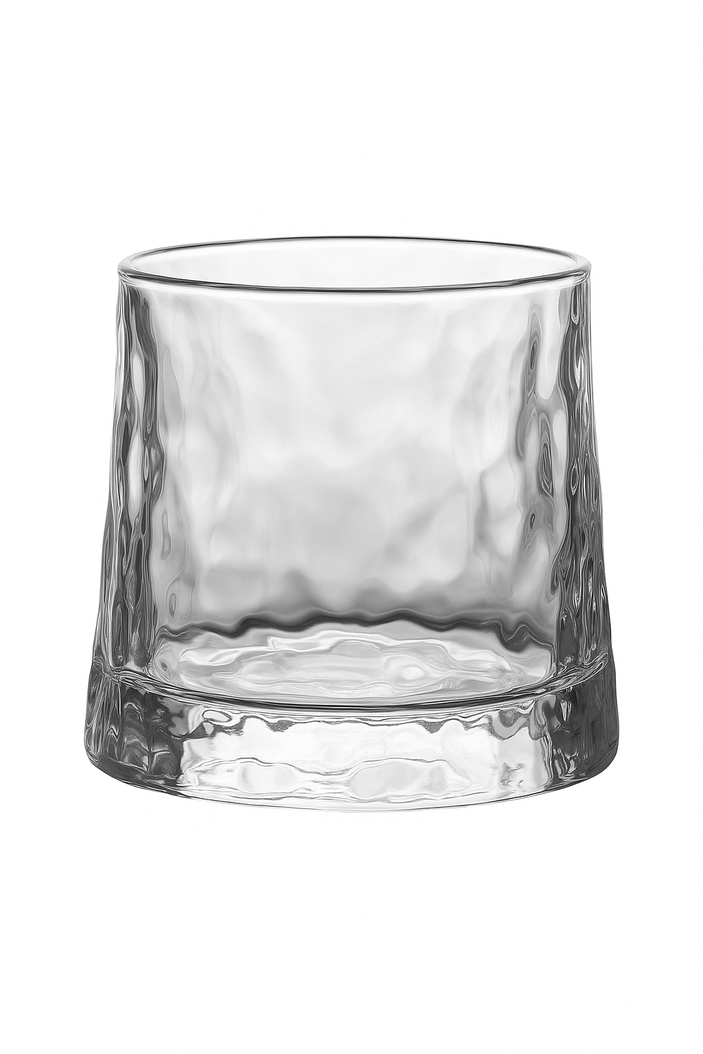 Verres whisky old fashioned relief verre transparent cocktail - vue 2 sur 2