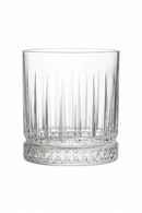 Verres whisky old fashioned style cristal motifs relief