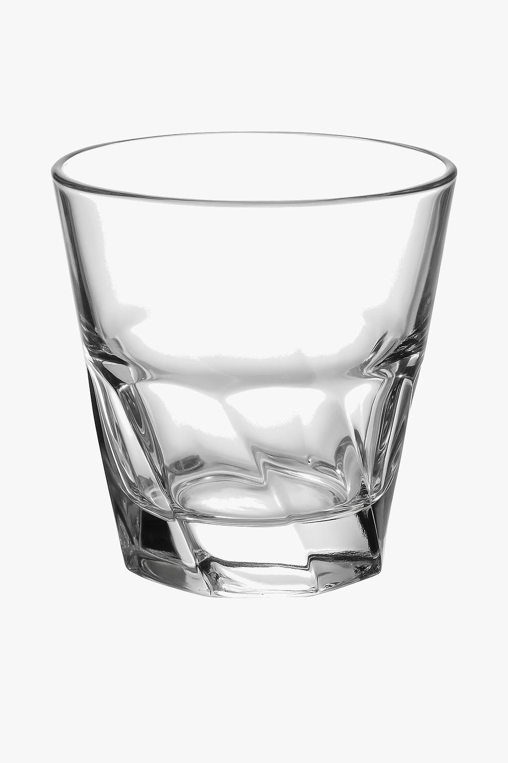 Verres whisky résistants style relief verre épais