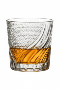 Verres whisky relief épais style cristal résistants élégants