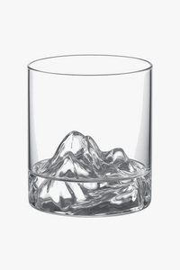 Verres whisky relief montagne style japonais design