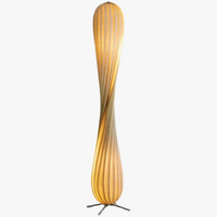 Wabi Sabi – lampadaire en bois Simple et rétro