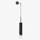 Applique murale design LED avec abat-jour doré Light
