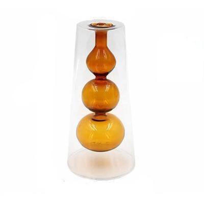 Vase en verre design aux couleurs style Creative - vue 6 sur 9