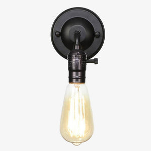 Applique murale industriel LED style ampoule Edison