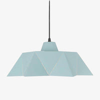 Suspension rétro à LED abat-jour avec triangles en métal Vintage