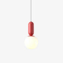 Suspension design couleurs en boule Macaron