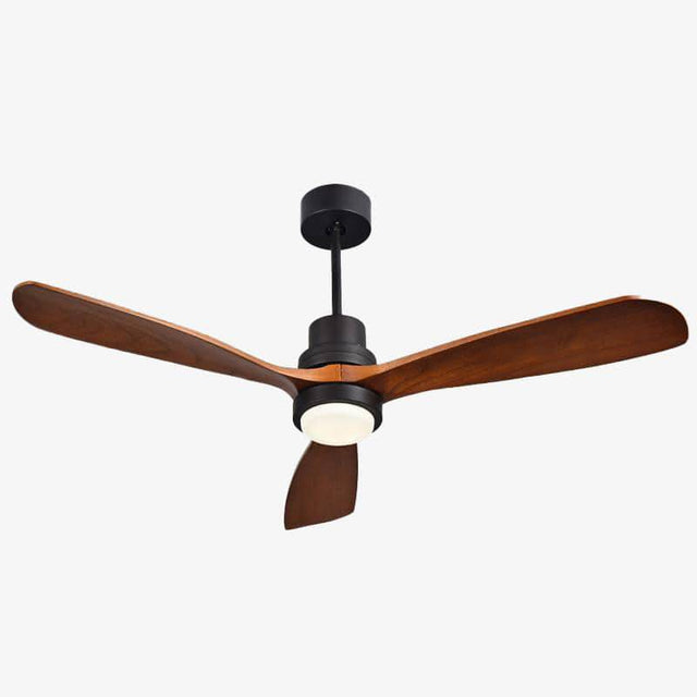 LED ceiling fan with light (black or white base)
