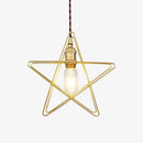 Suspension design LED style étoile en métal Loft