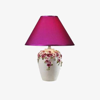 Lampe de chevet rouge