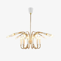 Lustre design bras arrondi doré Head