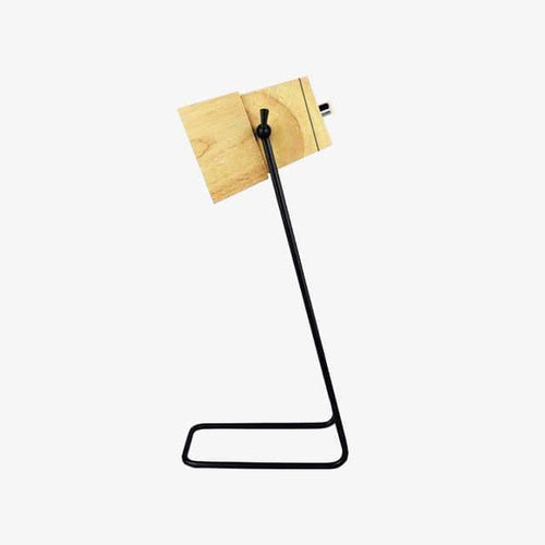 Lampe de bureau ou de chevet en bois ajustable Wood