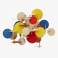 Lustre design multicolore Wood