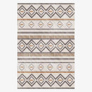 Tapis rectangle aux formes géométriques Floor F