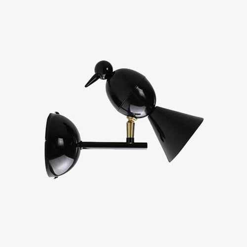 Applique murale moderne LED en forme d'oiseau géométrique