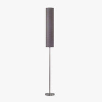 Lampadaire avec abat-jour en tube de tissu coloré