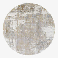 Tapis moderne rond style industriel Floor A
