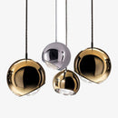 Suspension design à LED boule en métal Lasha
