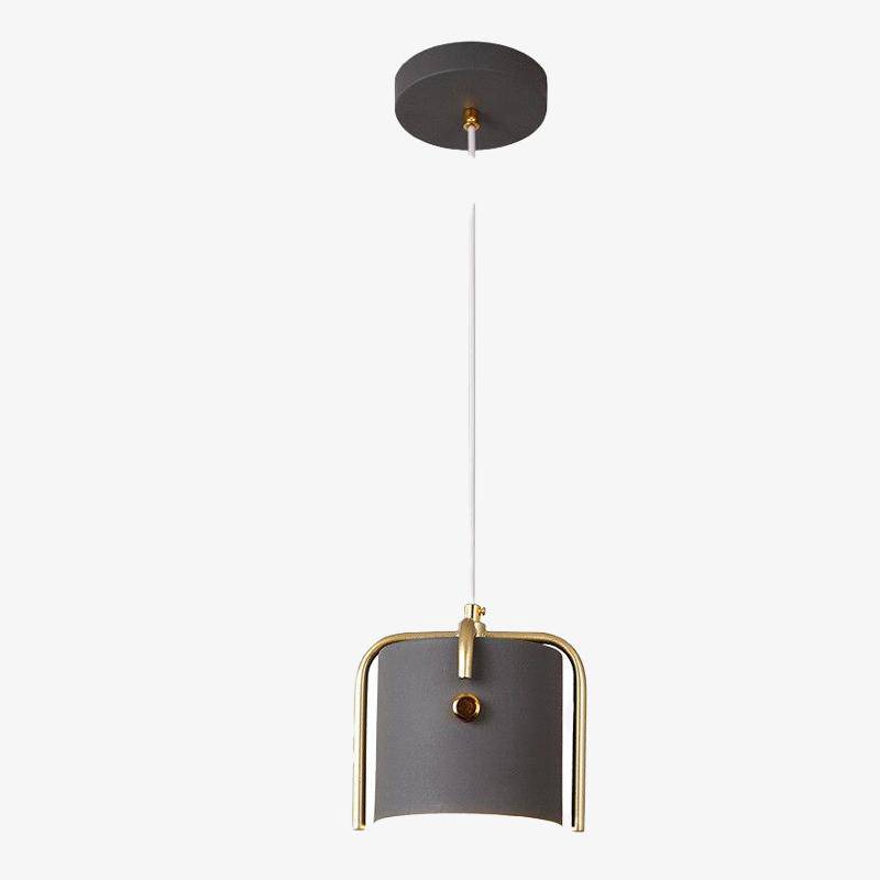 Suspension design à LED en métal coloré style Kitchen