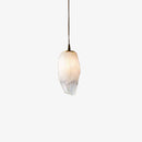Suspension design à LED en pierre de cristal luxury
