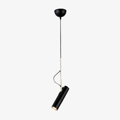 Suspension design LED avec abat-jour cylindrique en métal Indoor