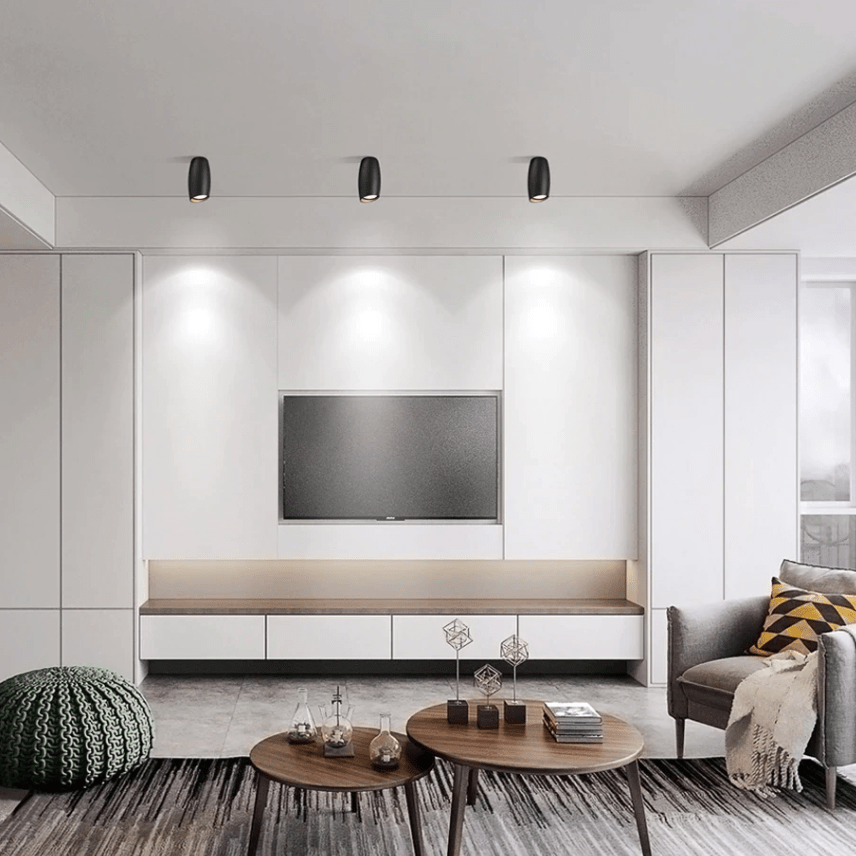 Spot moderne LED allongé aux bords arrondis Loft - vue 2 sur 5