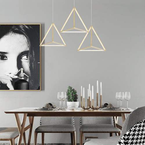 Suspension design pyramide à LED Novelty - vue 3 sur 5