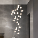 Lustre moderne LED en forme de glaçons en cristal Jaione