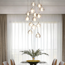 Lustre moderne LED en forme de glaçons en cristal Jaione