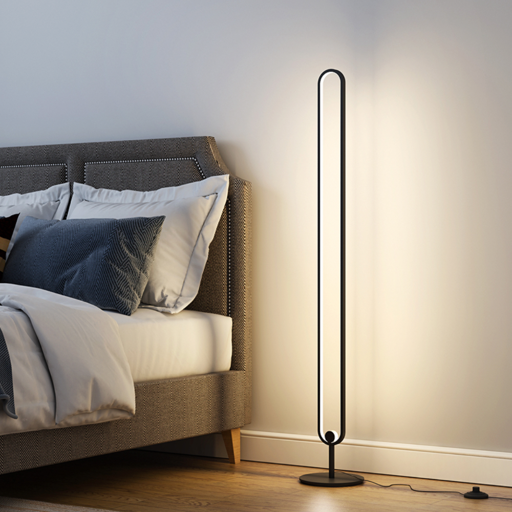 Lampadaire industriel LED minimaliste en métal résistant Hevenly - vue 6 sur 13