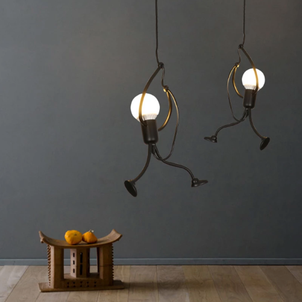 Suspension design à LED bonhomme suspendu Human - vue 4 sur 8