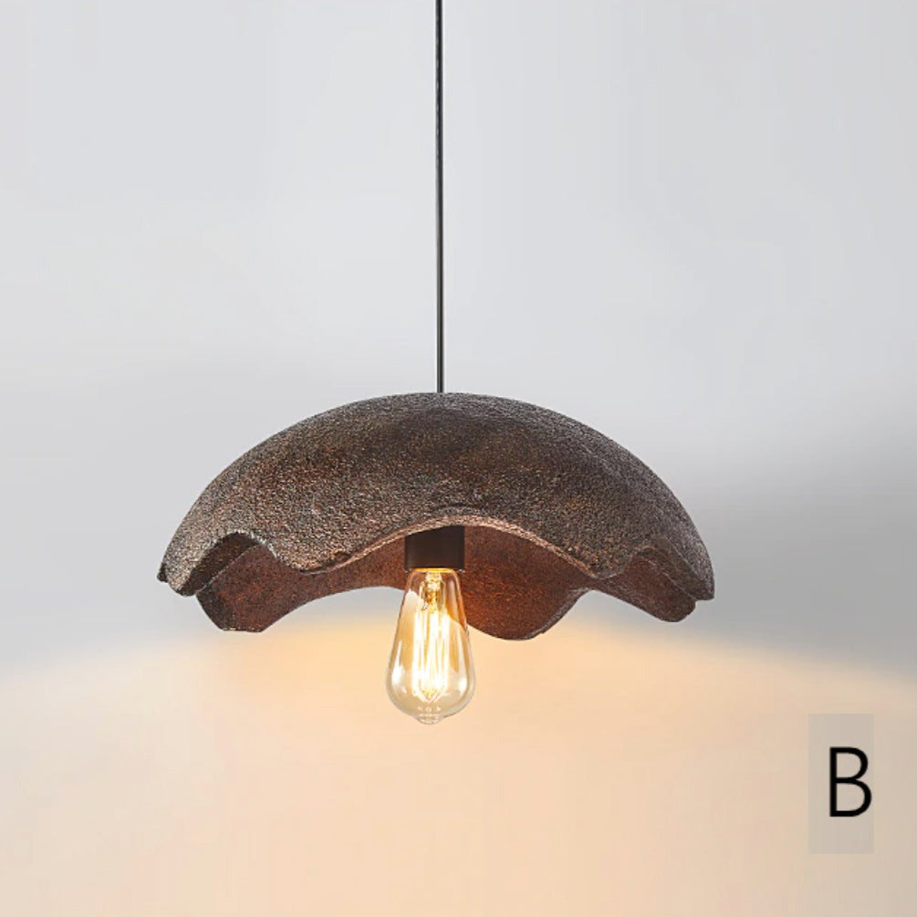 Suspension design avec abat-jour en forme de fleur Selza - vue 6 sur 8