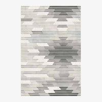 Tapis moderne aux formes géométriques Bubble D