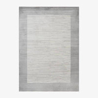 Tapis rectangle moderne gris style Nordic