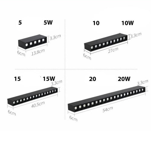 Plafonnier moderne rectangulaire LED incluse Solar