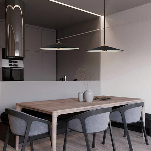 Suspension design LED conique plate Vermont - vue 5 sur 8