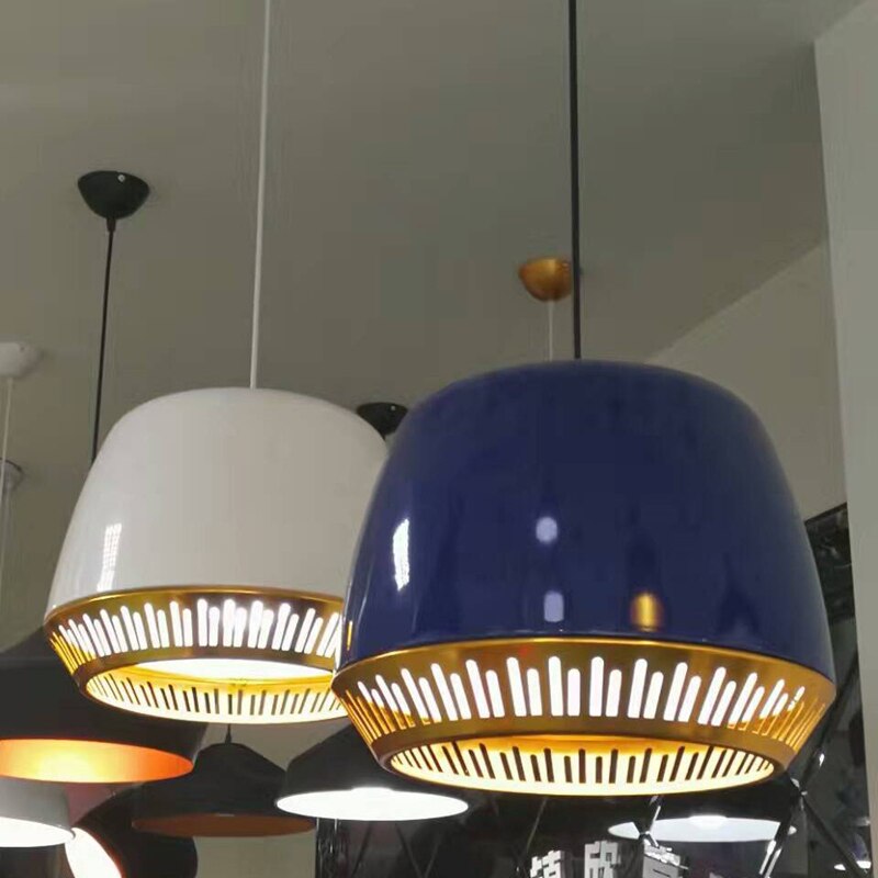 Suspension moderne avec abat-jour en métal nordic - vue 5 sur 8