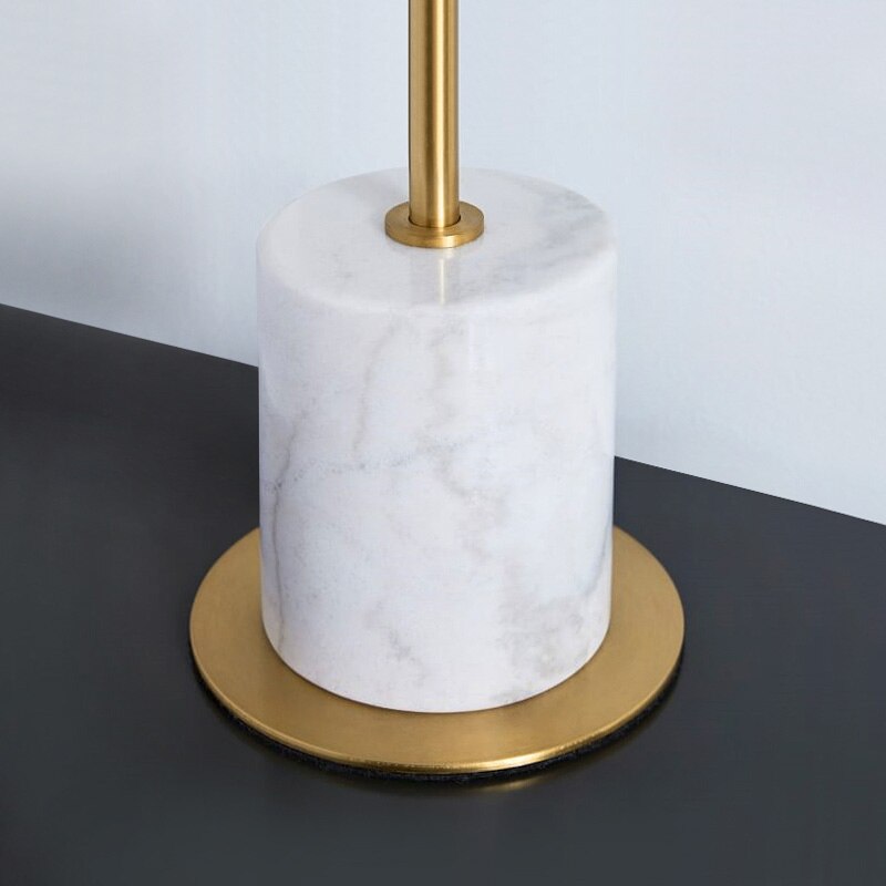 Lampe à poser design avec socle en marbre Bess - vue 6 sur 8